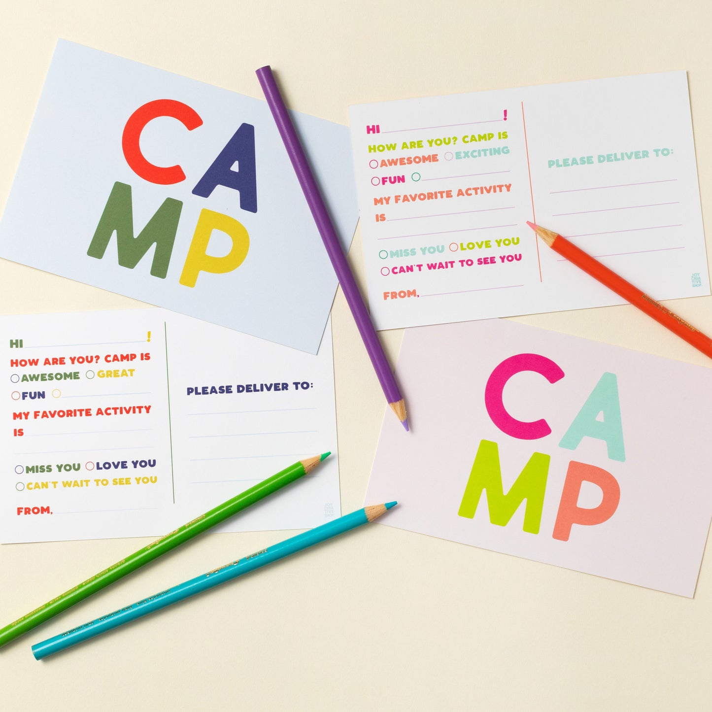 *NEW* Camp Postcards